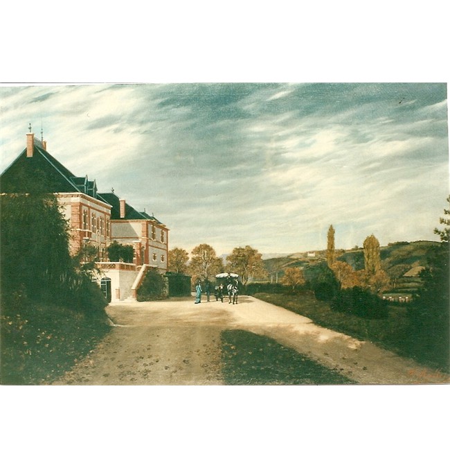 Chateau Blandin 1878 painting