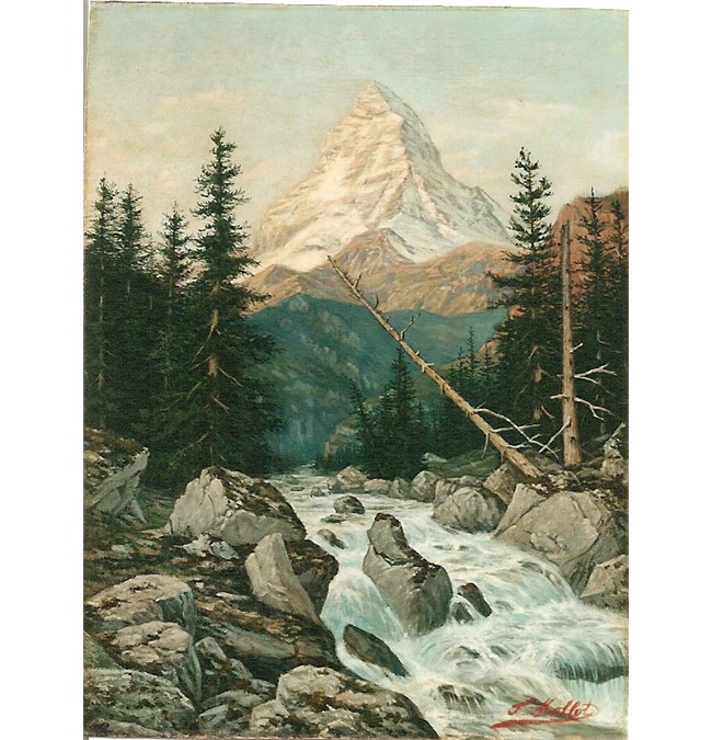 The Matterhorn painting