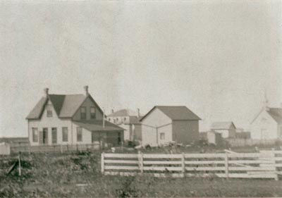 First Mollot family home in Fannystelle. The home was originally built in 1893. 
